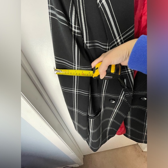 Sandro Ferrone (Roma) coat black and white check,size M - Picture 9 of 9